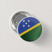 Felsflagge der Salomonen Button (Vorne & Hinten)