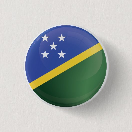 Felsflagge der Salomonen Button (Vorderseite)