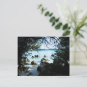 Felsformation in der Grotto Bay Postkarte (Stehend Vorderseite)