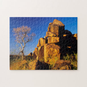 Felsformation und Baum, Riesen Spielplatz Puzzle