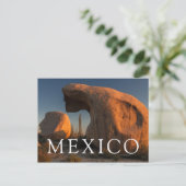 Felsformationen bei Sonnenuntergang Postkarte (Stehend Vorderseite)