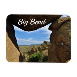 Felsformationen, Big Bend Nationalpark, TX Magnet