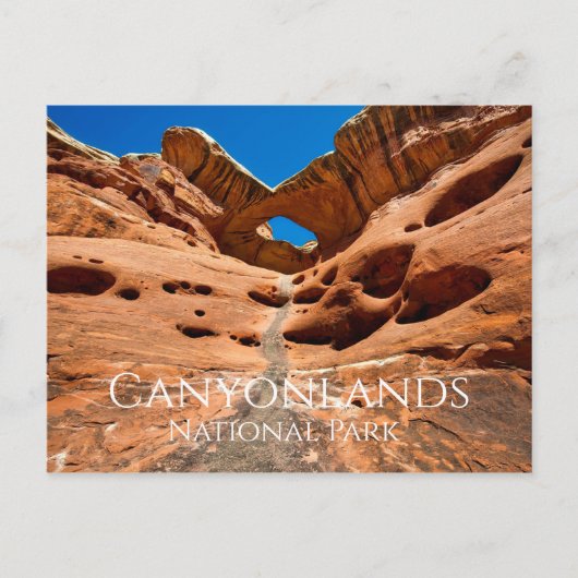 Felsformationen, Canyonlands-Nationalpark, Utah Postkarte (Vorderseite)