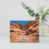 Felsformationen, Canyonlands-Nationalpark, Utah Postkarte (Stehend Vorderseite)