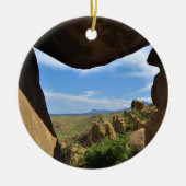 Felsformationen, große Biegungs-Nationalpark, TX Keramik Ornament (Vorne)