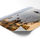 Felsformationen in Algarve Poster (Ecke)