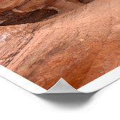 Felsformationen, Tal Staat Park, Nevada Poster (Ecke)