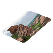 Felsformationen und -bereiche rund um Rote Felsen Magnet (Linke Seite)