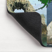 Felsformationen und Höhlen in Alaska Collage Mousepad (Ecke)