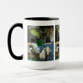 Felsformationen und Höhlen in Alaska Collage Tasse (Links)