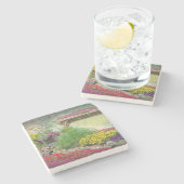 Felsgarten mit Trellis Steinuntersetzer (Seitenansicht)