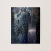 Felsgebirge Blitzschlag Puzzle (Vertikal)