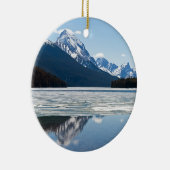 Felsgebirge, die im Maligner See reflektieren Keramik Ornament (Rechts)