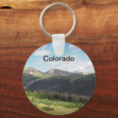 Felsgebirge in Colorado Schlüsselanhänger (Vorderseite)