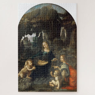 Felsgrottenmadonna–Leonardo da V. Erste Version Puzzle