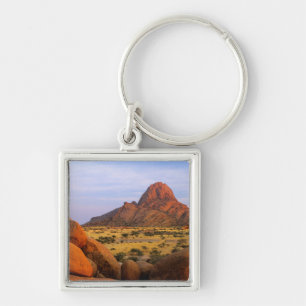 Felsige Ausläufer und Ebene, Spitzkoppe, Erongo Schlüsselanhänger
