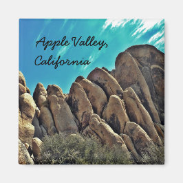 Felsige Hügel im Apple Valley, Ca. Magnet