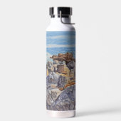 Felsige Küste von Monterey Trinkflasche (Links)