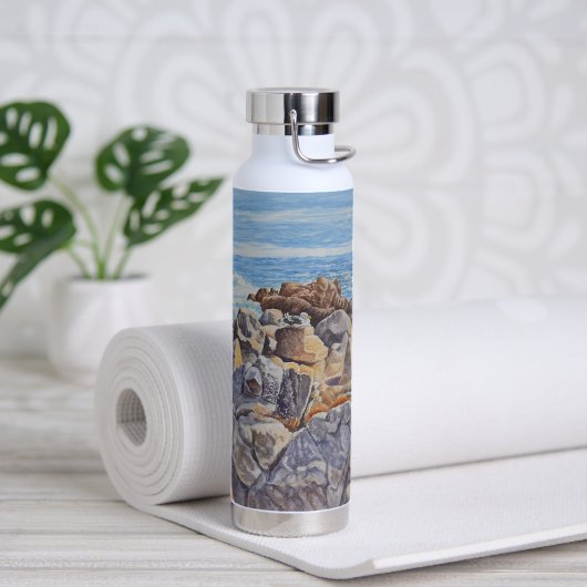 Felsige Küste von Monterey Trinkflasche (Yoga)