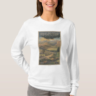 Felsige Nationalpark-Broschüre Mt. # 1 T-Shirt
