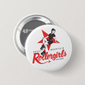 Felsiger Berg Rollergirls Button (Vorne & Hinten)