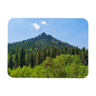 felsiger Berggipfel und Waldland am Golden Gate  Magnet