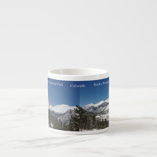 Felsiger Gebirgsnationalpark Espresso-Tasse Espressotasse (Vorderseite)