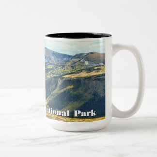 Felsiger Gebirgsnationalpark-Tasse Zweifarbige Tasse