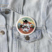 Felsiger GebirgsShow-down - Logo-Knopf Button (Beispiel)