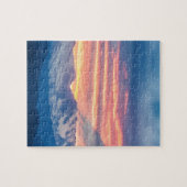 Felsiger Gebirgssonnenuntergang-Wellen Colorados Puzzle (Horizontal)