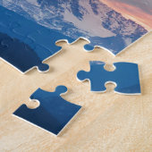 Felsiger Gebirgssonnenuntergang-Wellen Colorados Puzzle (Seite)