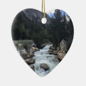 Felsiger Gebirgsstrom Keramik Ornament (Rechts)