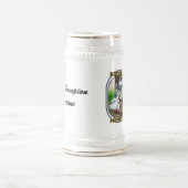 Felsiger Gebirgsverein-Logo Bierglas (Mittel)
