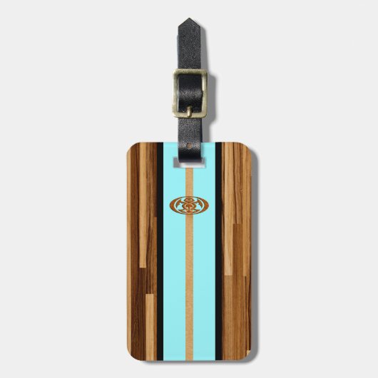 Felsiger Punkt-Hawaiianer ausgeführtes Imitat Gepäckanhänger (Vorderseite vertikal)