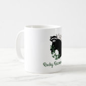 Felsiger Waschbär Kaffeetasse (Vorderseite Links)