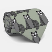 Felsiger Waschbär Krawatte (Gerollt)