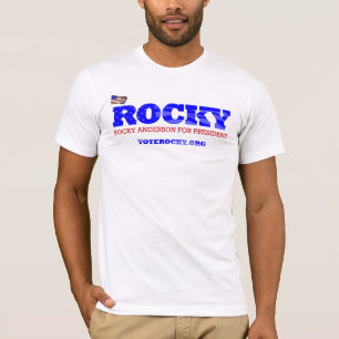 Felsiges Anderson für Präsident Mens T-Shirt