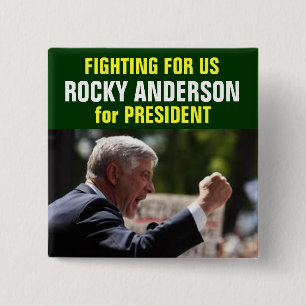 Felsiges Anderson für Präsidentenknopf Button