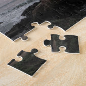 Felsiges Cambria, Kalifornien, Küstenlinie am Puzzle (Seite)