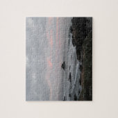 Felsiges Cambria, Kalifornien, Küstenlinie am Puzzle (Vertikal)