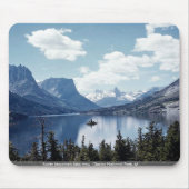 Felsiges Mountainseeansicht, Glacier Nationalpark, Mousepad (Vorne)