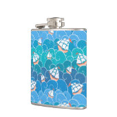 Felsiges Seemuster Flachmann (Links)