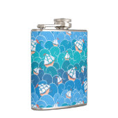 Felsiges Seemuster Flachmann (Rechts)