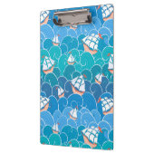 Felsiges Seemuster Klemmbrett (Links)