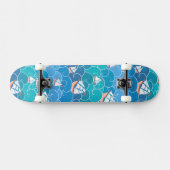 Felsiges Seemuster Skateboard (Horizontal)