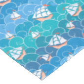 Felsiges Seemuster Tischdecke (Schrägansicht)