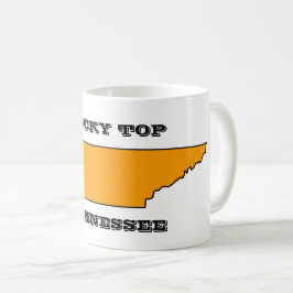 Felsiges Spitzentennessee Kaffeetasse