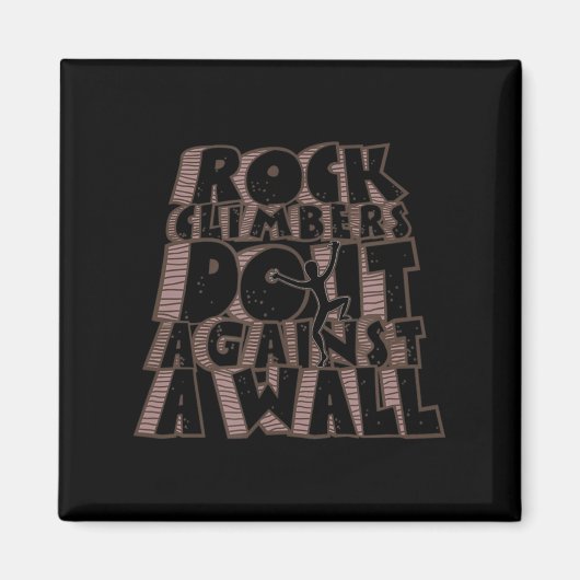 Felskletterer tun es gegen ein Wall-Fun-Klettern Magnet (Vorne)