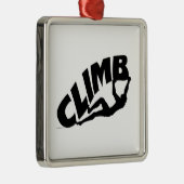 Felsklettern Silbernes Ornament (Rechts)