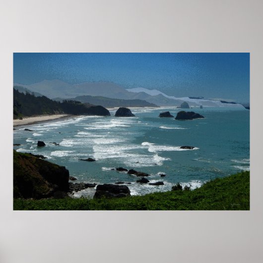 Felsküste 36 x 24 Poster (Vorne)